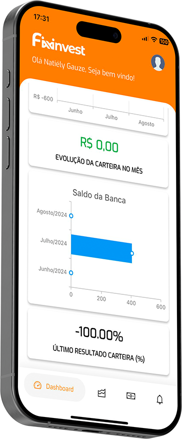 Aplicativo da Fixxinvest